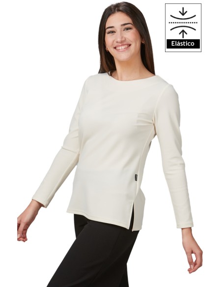 CAMICIA DONNA IN MAGLIA CREPE ROBINIA