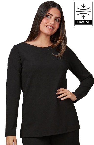 CAMISETA MUJER PUNTO CREPÉ ROBINIA