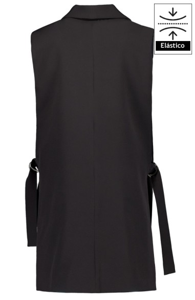 GILET DONNA COLLO SMOKING MORERA