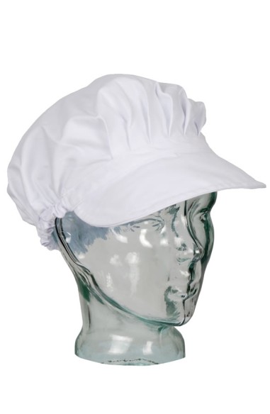 GORRA CON VISERA BLANCO