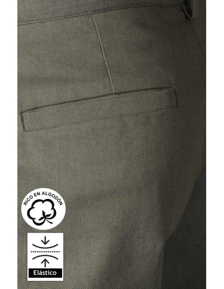 PANTALONI CHINO OCCHIO DI PERNICE DA UOMO