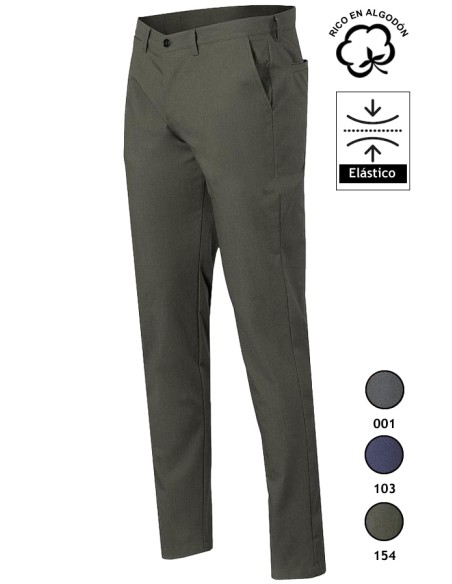 PANTALONI CHINO OCCHIO DI PERNICE DA UOMO