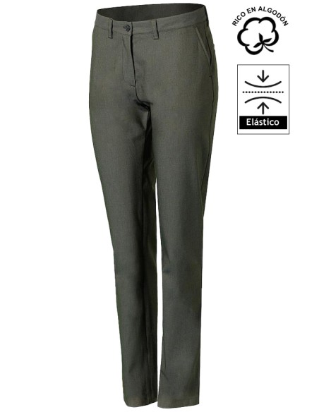 PANTALON MUJER CHINO OJO DE PERDIZ