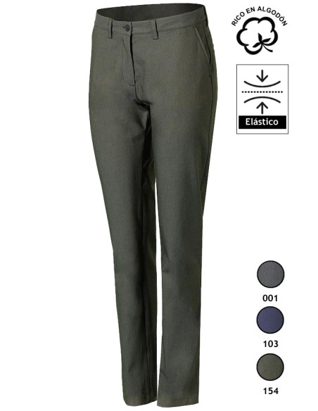 PANTALON MUJER CHINO OJO DE PERDIZ