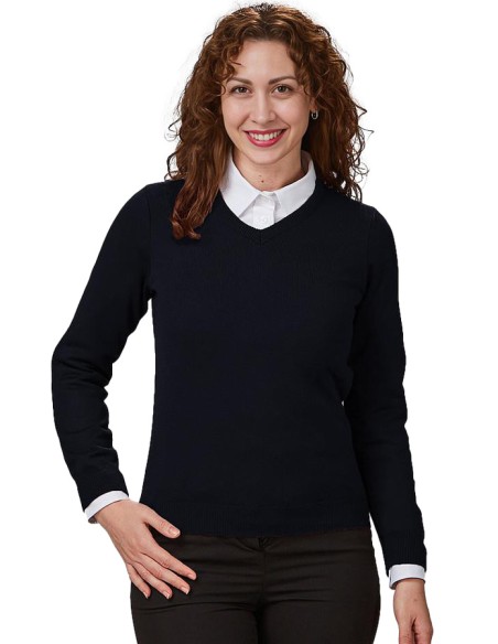 MAGLIA UNISEX CON SCOLLO A V