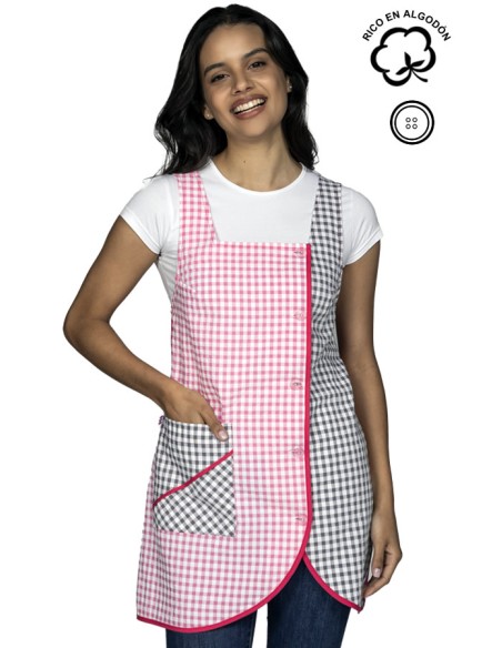 PICHI VICHY ROSA Y GRIS