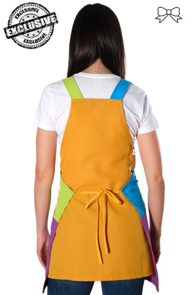 GREMBIULE MAESTRA MULTICOLORE