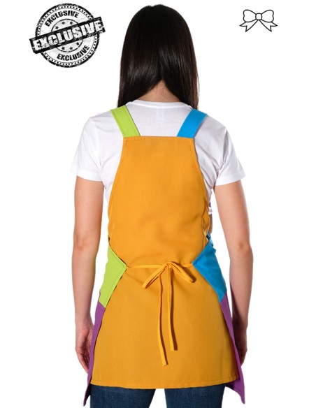 GREMBIULE MAESTRA MULTICOLORE