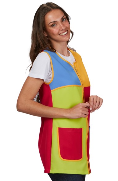 BLUSA SIN MANGAS MULTICOLOR