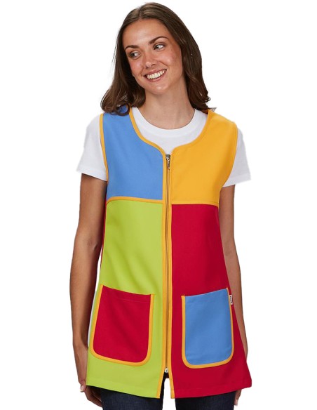 BLUSA SIN MANGAS MULTICOLOR