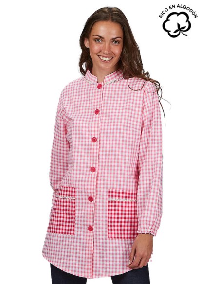 BATA DE MAESTRA VICHY ROSA