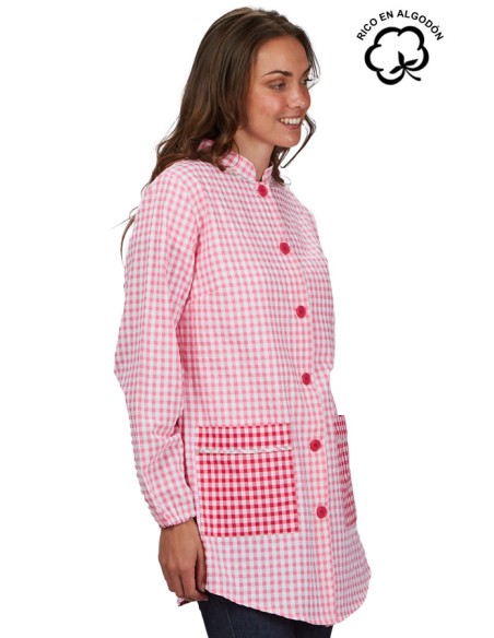 CAMICE DA INSEGNANTE VICHY ROSA