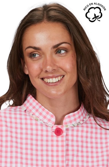 BATA DE MAESTRA VICHY ROSA
