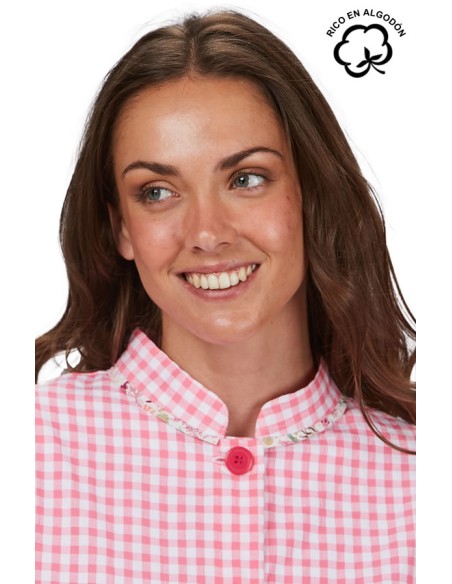 BATA DE MAESTRA VICHY ROSA