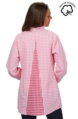 BATA DE MAESTRA VICHY ROSA 2