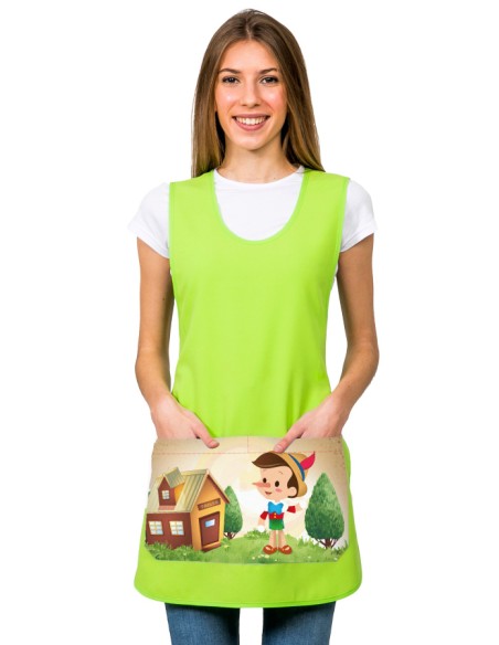 GREMBIULE BAMBINO DI LEGNO PISTACHIO