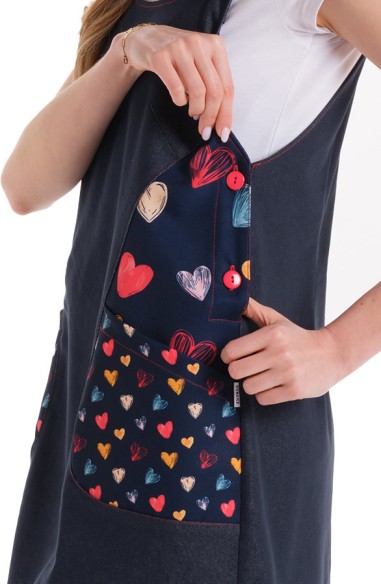 PICHI TEJANO CORAZONES DE COLORES