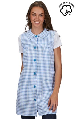BATA DE MAESTRA SIN MANGAS