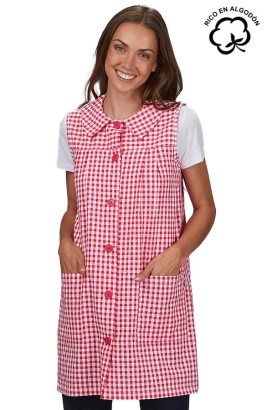 BATA DE MAESTRA SIN MANGAS