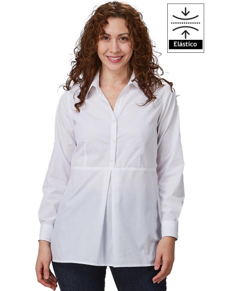 CAMISA MUJER MANGA REGULABLE