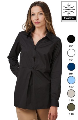 CAMICIA DONNA MANICA REGOLABILE