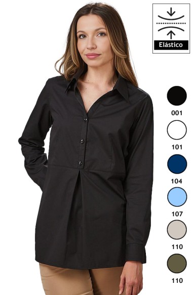 CAMICIA DONNA MANICA REGOLABILE