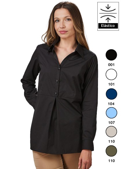 CAMICIA DONNA MANICA REGOLABILE