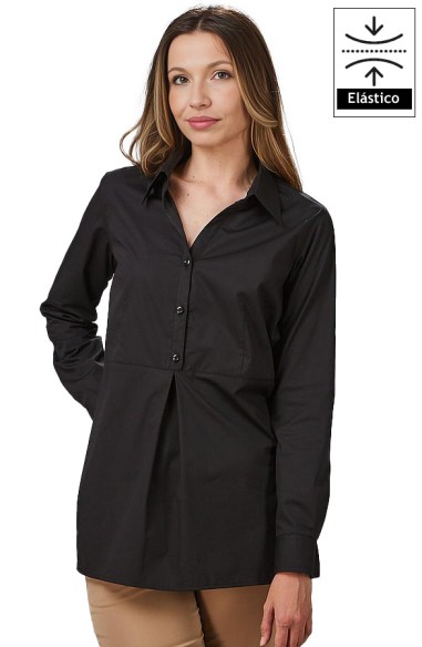 CAMISA CON CAIDA MANGA REGULABLE...