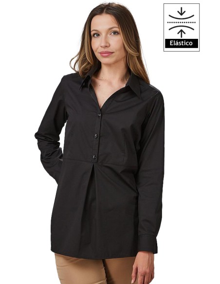 CAMISA CON CAIDA MANGA REGULABLE MUJER LIVIA
