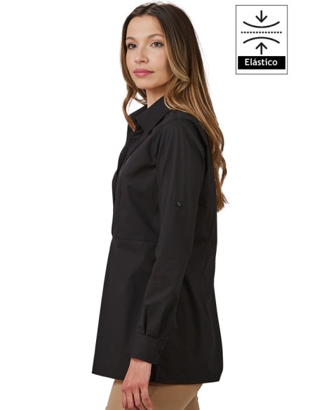 CAMISA CON CAIDA MANGA REGULABLE MUJER LIVIA