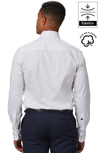 CAMISA CLÁSICA CUELLO ITALIANO HOMBRE STEFANO