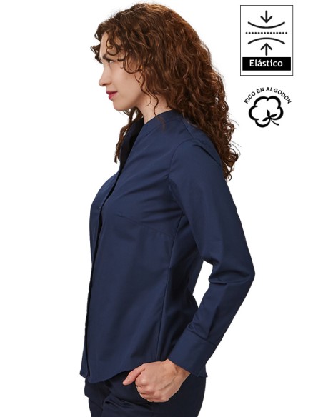 CAMISA ELYSIAN CUELLO CHIMENEA MUJER RACHELE