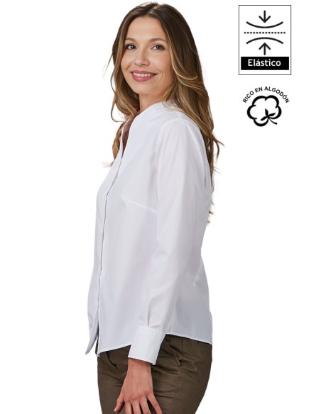 CAMISA ELYSIAN CUELLO CHIMENEA MUJER RACHELE