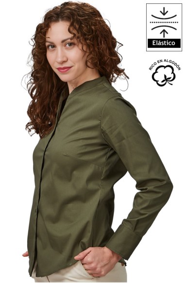 CAMISA ELYSIAN CUELLO CHIMENEA MUJER RACHELE