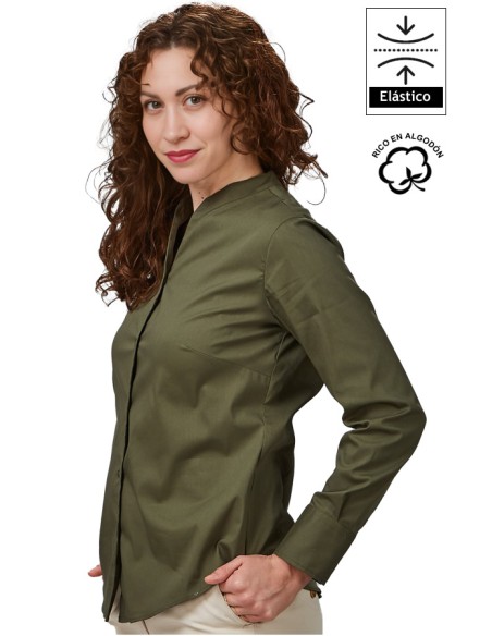 CAMISA ELYSIAN CUELLO CHIMENEA MUJER RACHELE