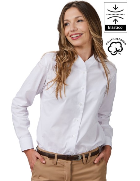 CAMISA ELYSIAN CUELLO CHIMENEA MUJER RACHELE