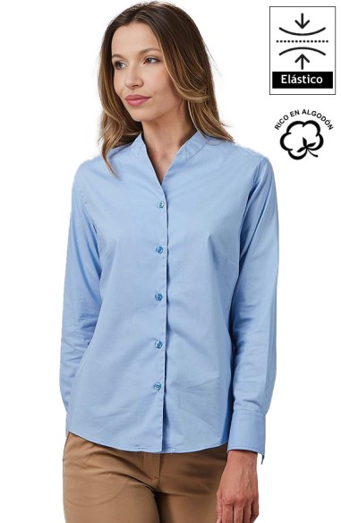 CAMISA ELYSIAN CUELLO CHIMENEA MUJER RACHELE