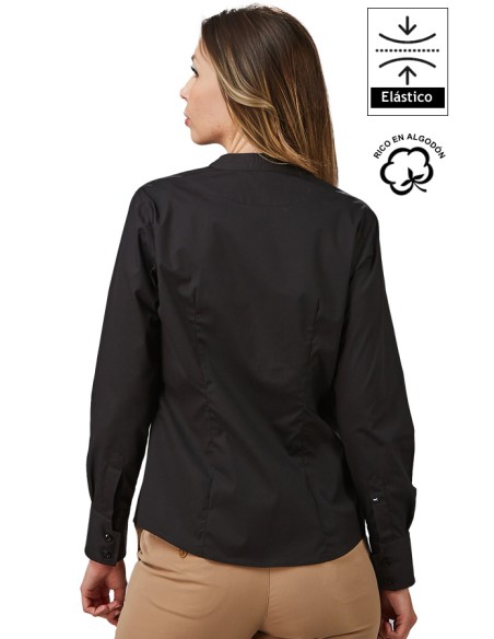 CAMISA ELYSIAN CUELLO CHIMENEA MUJER RACHELE
