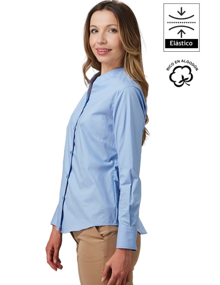 CAMISA ELYSIAN CUELLO CHIMENEA MUJER RACHELE