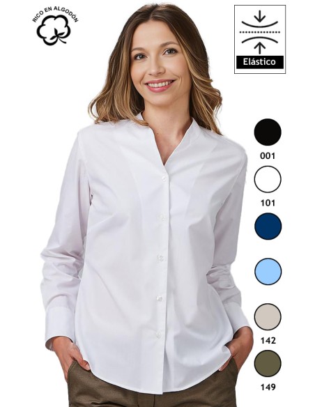 CAMISA ELYSIAN CUELLO CHIMENEA MUJER RACHELE