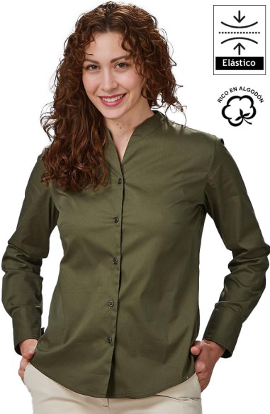 CAMISA ELYSIAN CUELLO CHIMENEA MUJER RACHELE