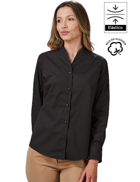 CAMISA ELYSIAN CUELLO CHIMENEA MUJER RACHELE
