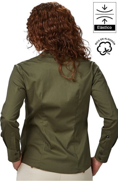 CAMISA ELYSIAN CUELLO CHIMENEA MUJER RACHELE
