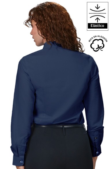 CAMICIA DONNA M/L CLASSICA BRUNA