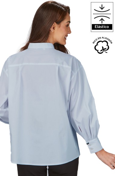 CAMICIA OVERSIZE DA MANICA A SBUFFO DONNA MADDALENA