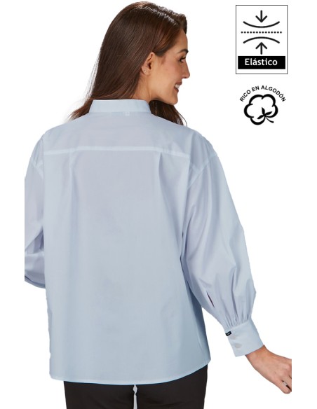 CAMICIA OVERSIZE DA MANICA A SBUFFO DONNA MADDALENA