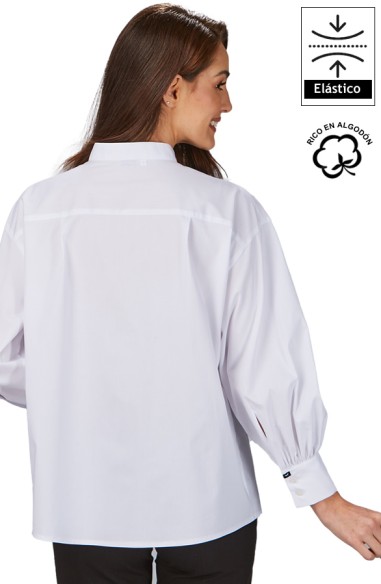 CAMICIA OVERSIZE DA MANICA A SBUFFO DONNA MADDALENA