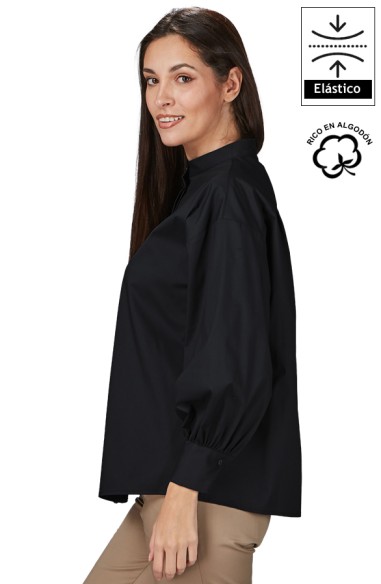 CAMICIA OVERSIZE DA MANICA A SBUFFO DONNA MADDALENA