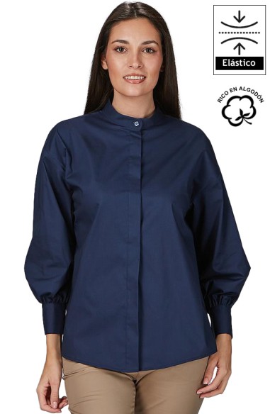 CAMICIA OVERSIZE DA MANICA A SBUFFO DONNA MADDALENA