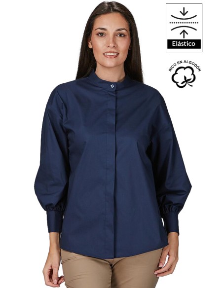CAMICIA OVERSIZE DA MANICA A SBUFFO DONNA MADDALENA